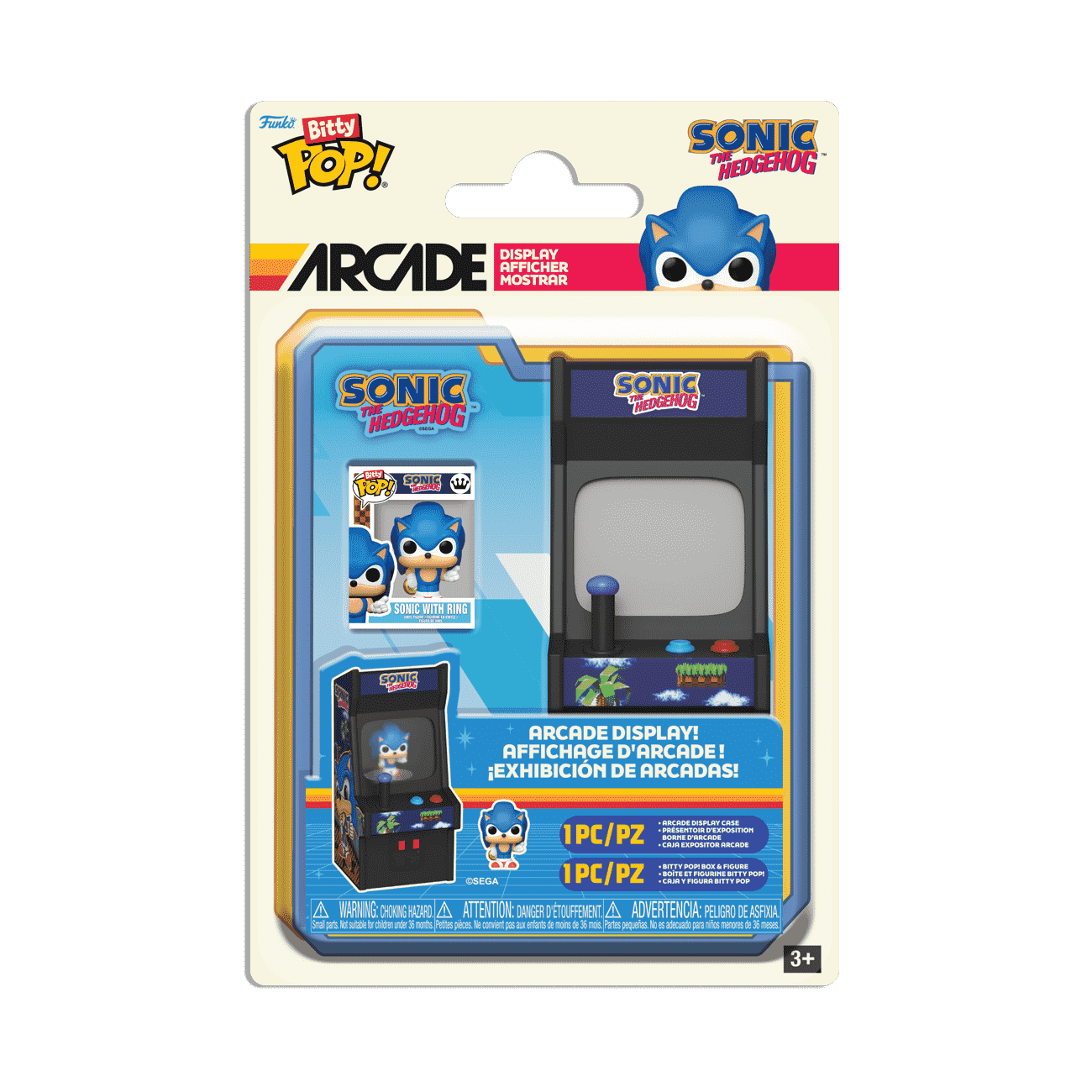 Bitty Pop! Arcade Sonic the Hedgehog - Figurine Bitty Pop!