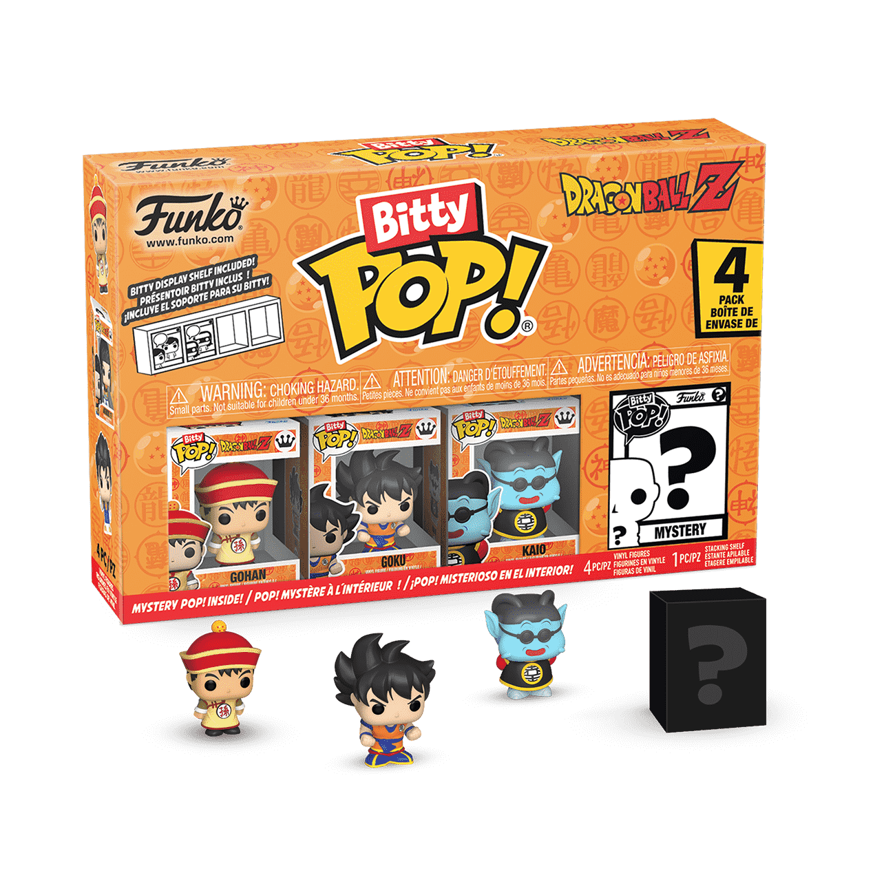Bitty Pop! Dragon Ball Z 4-Pack Series 1 - Figurine Bitty Pop! Dragon Ball