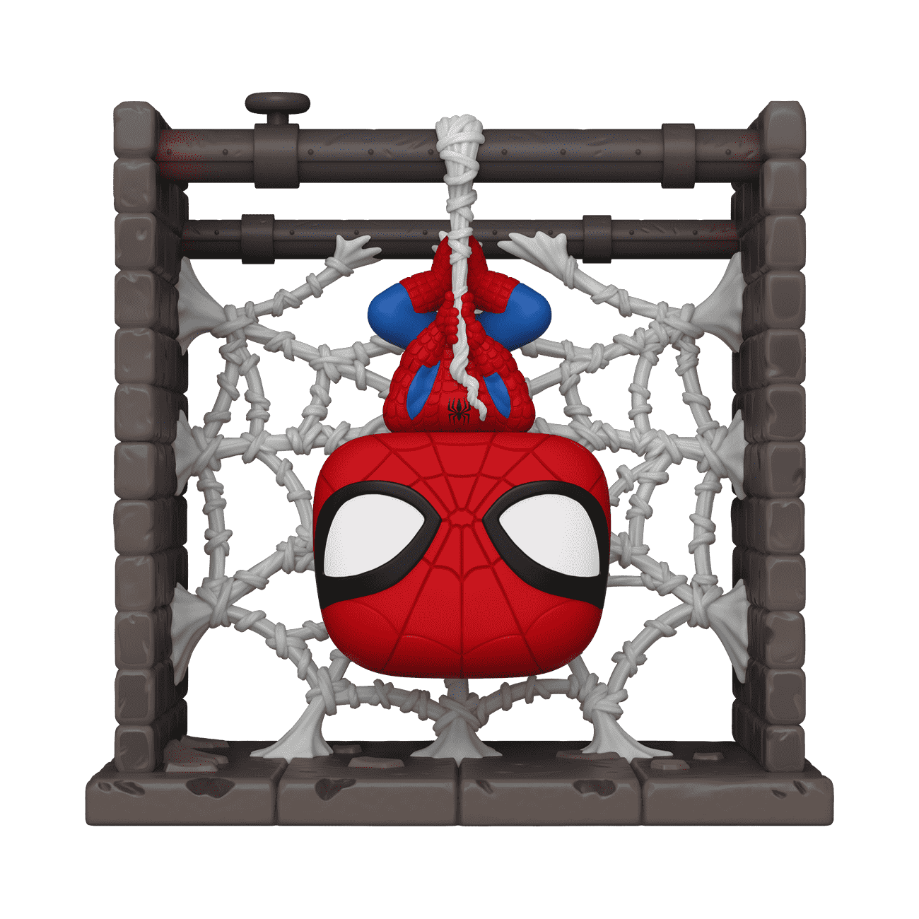 Pop! Deluxe Spider-Man (Hanging from Web) - Figurine Pop!