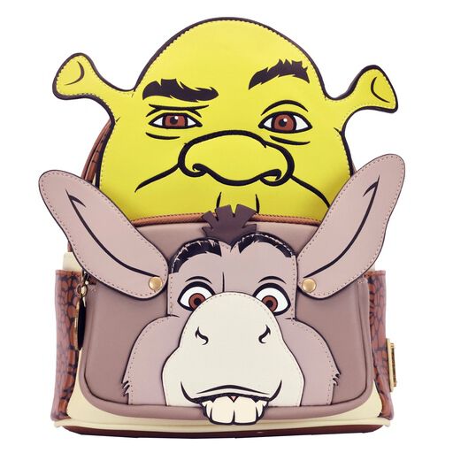 Shrek and Donkey Cosplay Mini Backpack - Figurine Bags