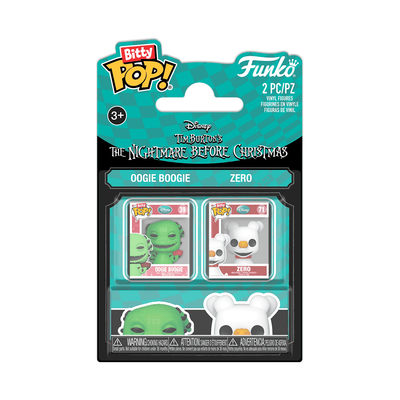 Bitty Pop! Oogie Boogie & Zero 2-Pack - Figurine Bitty Pop! Disney