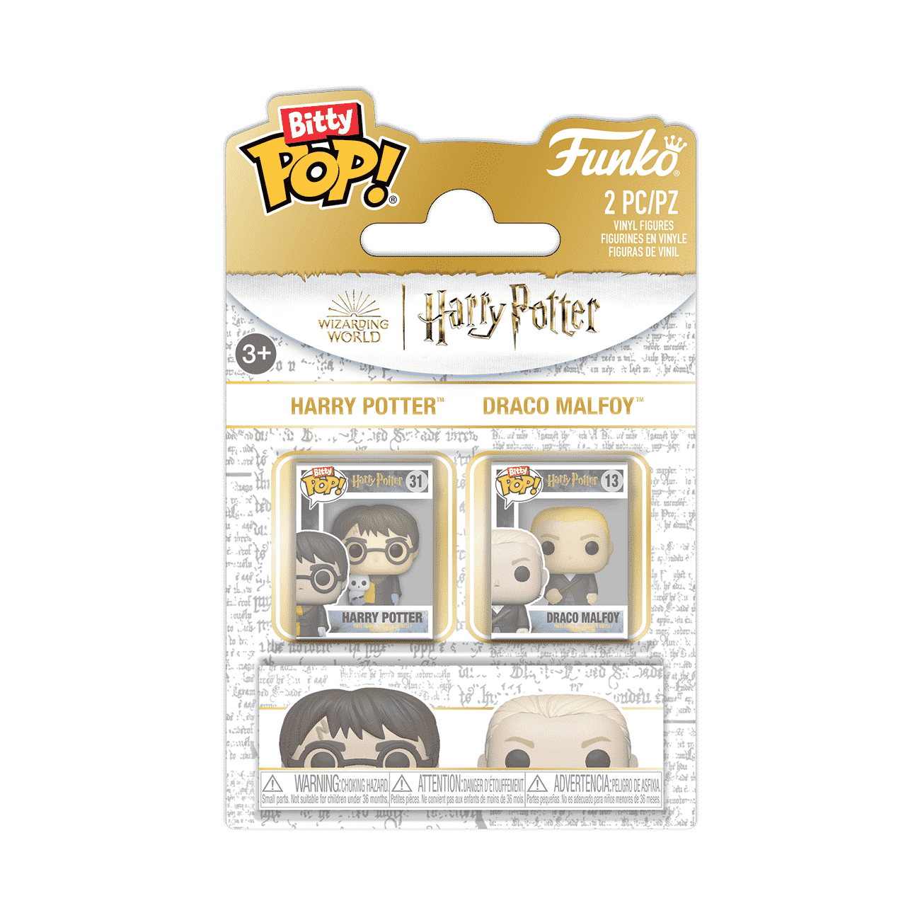 Bitty Pop! Harry Potter & Draco Malfoy 2-Pack - Figurine Bitty Pop! Harry Potter