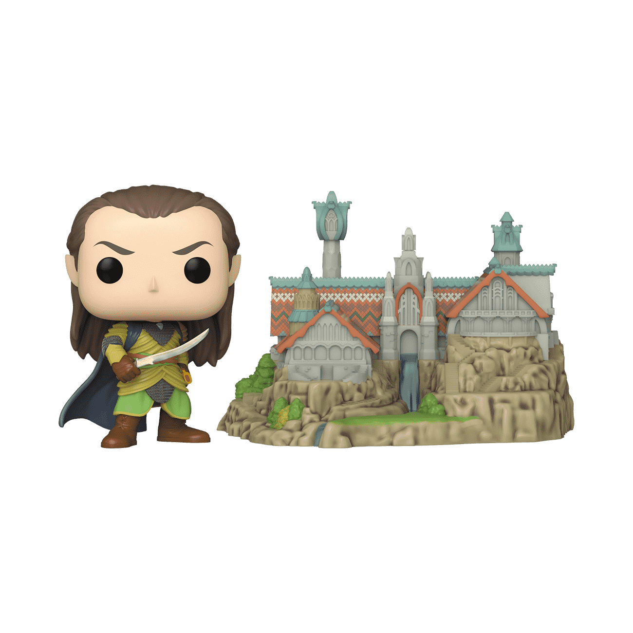 Pop! Town Lord Elrond with Rivendell - Figurine Pop!