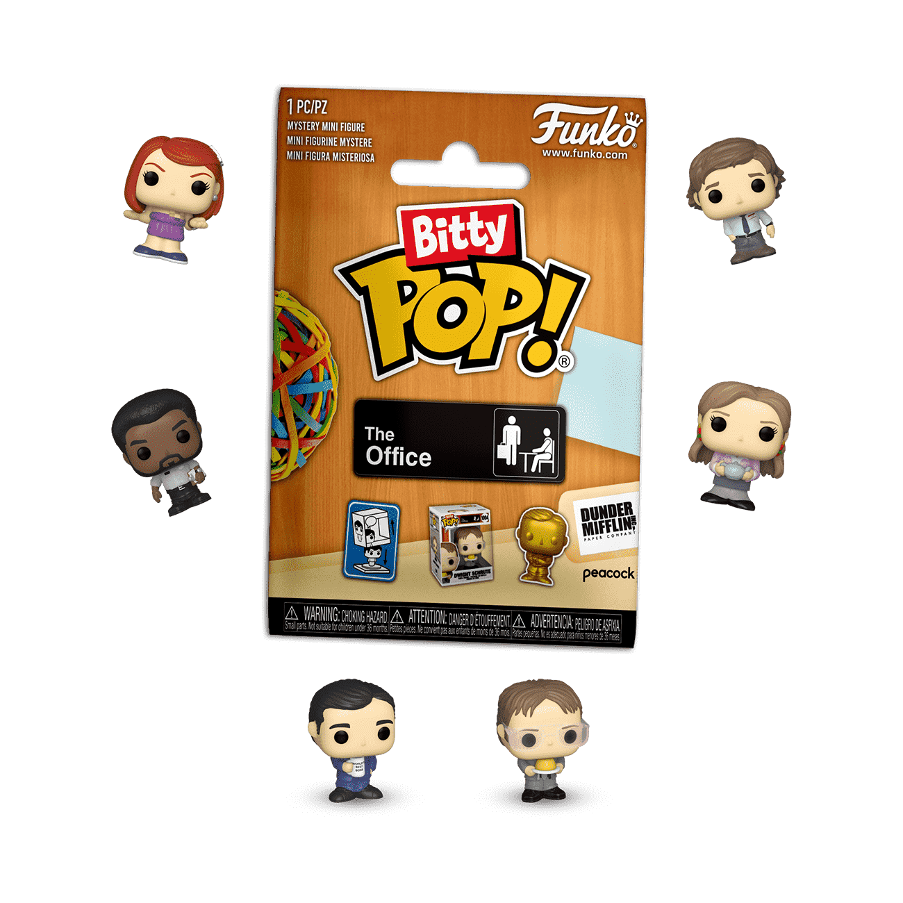 Bitty Pop! Singles The Office 12-Pack Polybag - Figurine Bitty Pop! The Office