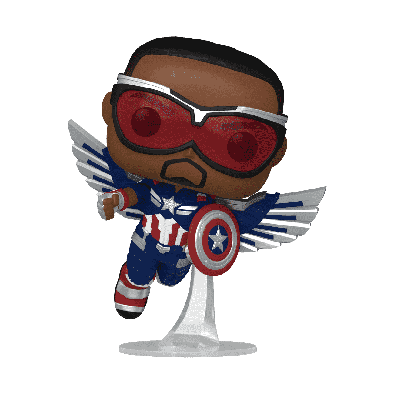 Pop! Captain America (Sam Wilson) (Flying) - Figurine Pop! Marvel