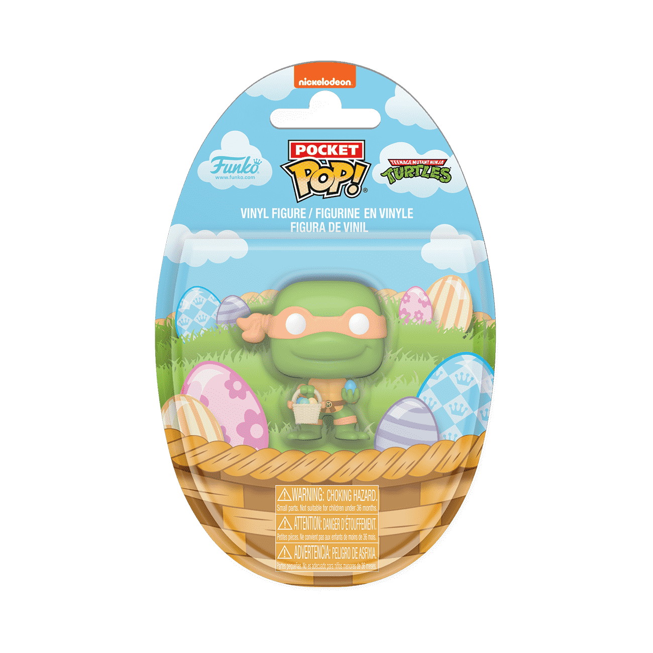 Pocket Pop! Michelangelo with Easter Basket - Figurine Pop!