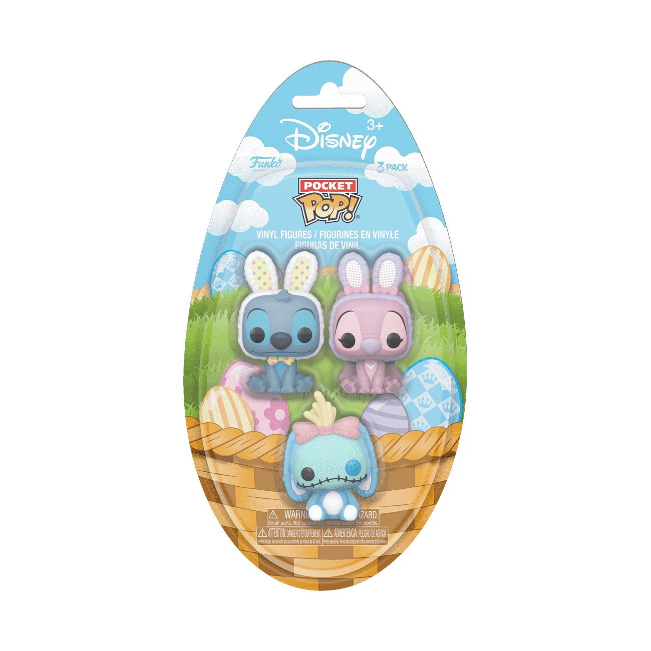 Pocket Pop! Easter Stitch, Angel, Scrump 3-Pack - Figurine Pop!