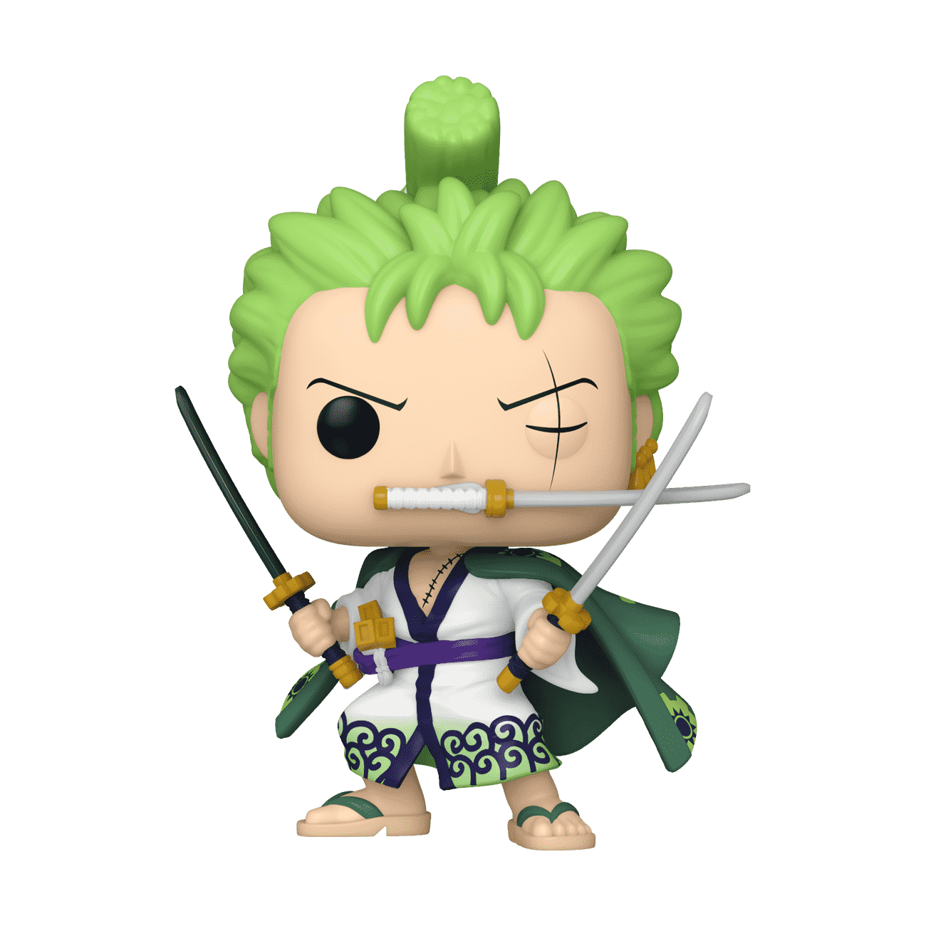 Pop! Roronoa Zoro (Three Sword Style) (Glow) - Figurine Pop!