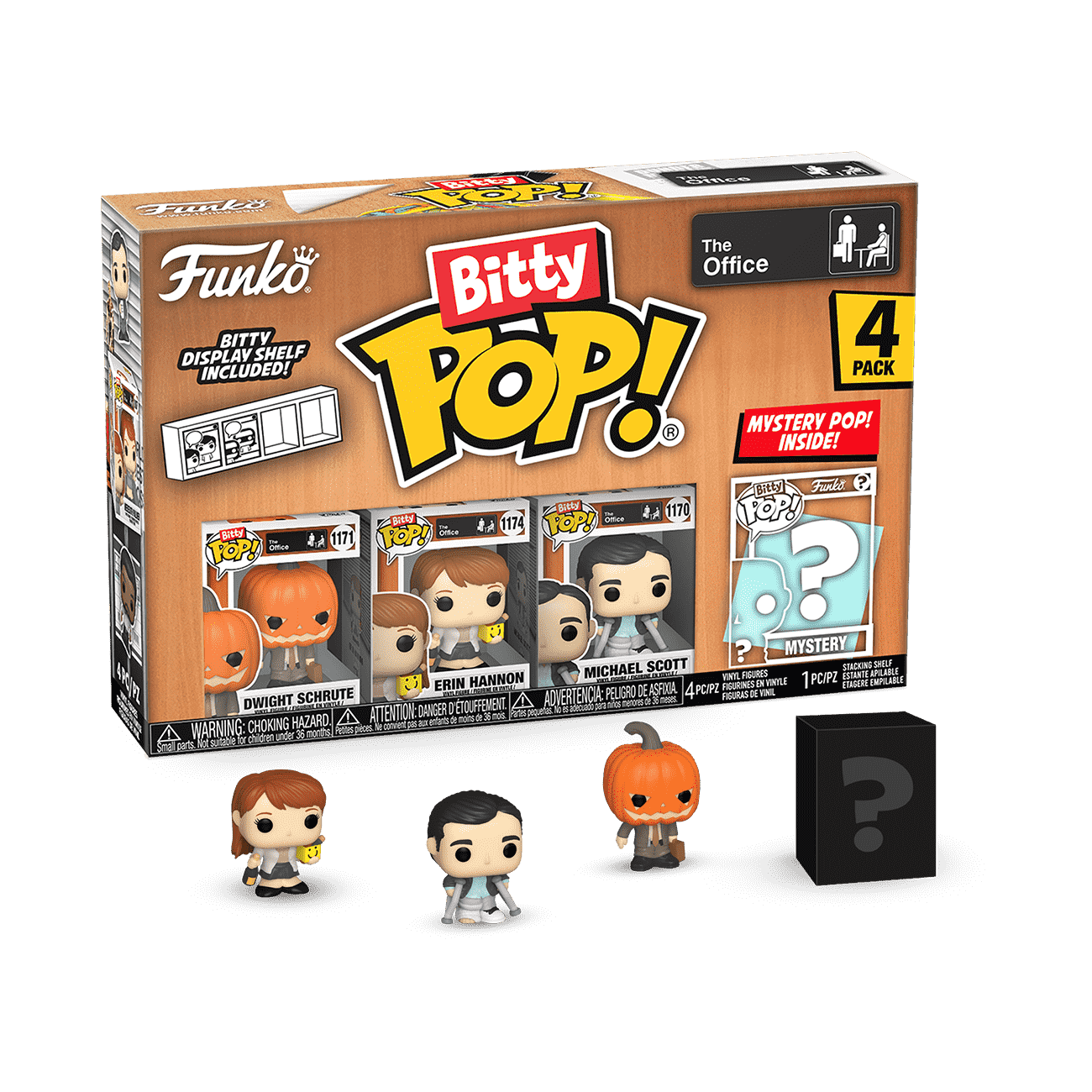 Bitty Pop! The Office 4-Pack Series 2 - Figurine Bitty Pop!