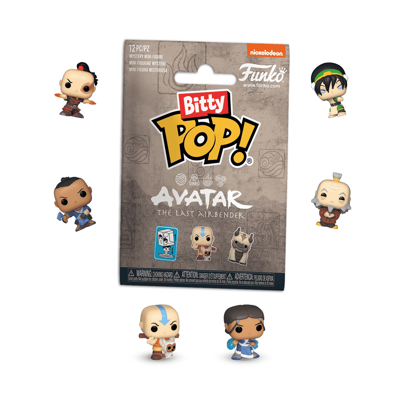 Bitty Pop! Singles Avatar The Last Airbender 12-Pack Polybag - Figurine Bitty Pop!